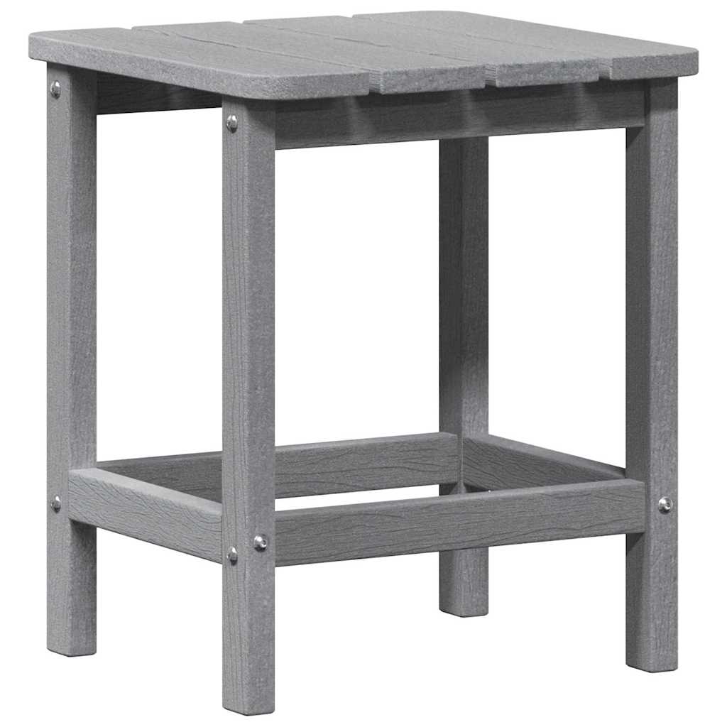 vidaXL Adirondack Beistelltisch Hellgrau 38 x 38 x 46 cm HDPE