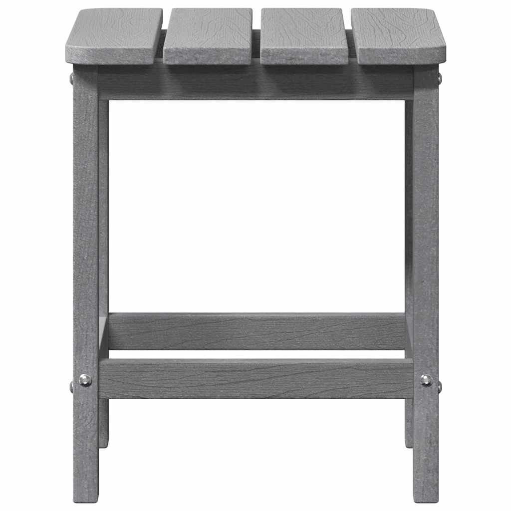 vidaXL Adirondack Beistelltisch Hellgrau 38 x 38 x 46 cm HDPE