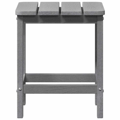 vidaXL Adirondack Beistelltisch Hellgrau 38 x 38 x 46 cm HDPE