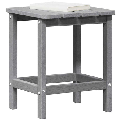 vidaXL Adirondack Beistelltisch Hellgrau 38 x 38 x 46 cm HDPE