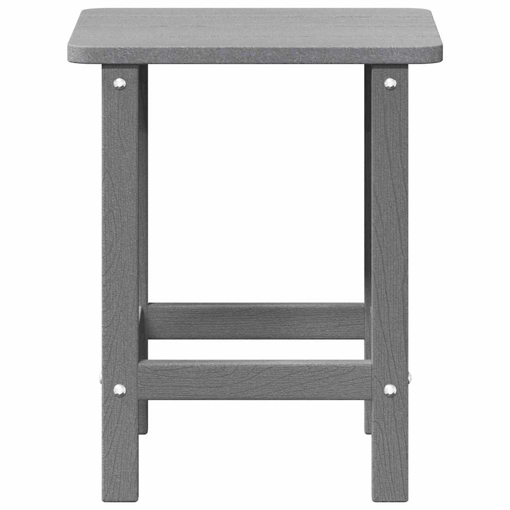 vidaXL Adirondack Beistelltisch Hellgrau 38 x 38 x 46 cm HDPE
