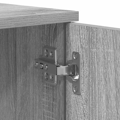 Bettrahmen mit Speicher Graues Sonoma 90 x 190 cm Holzwerkstoff