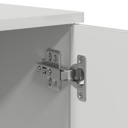 Bettrahmen mit Schubladen Weiß 70 x 190 cm Holzwerkstoff