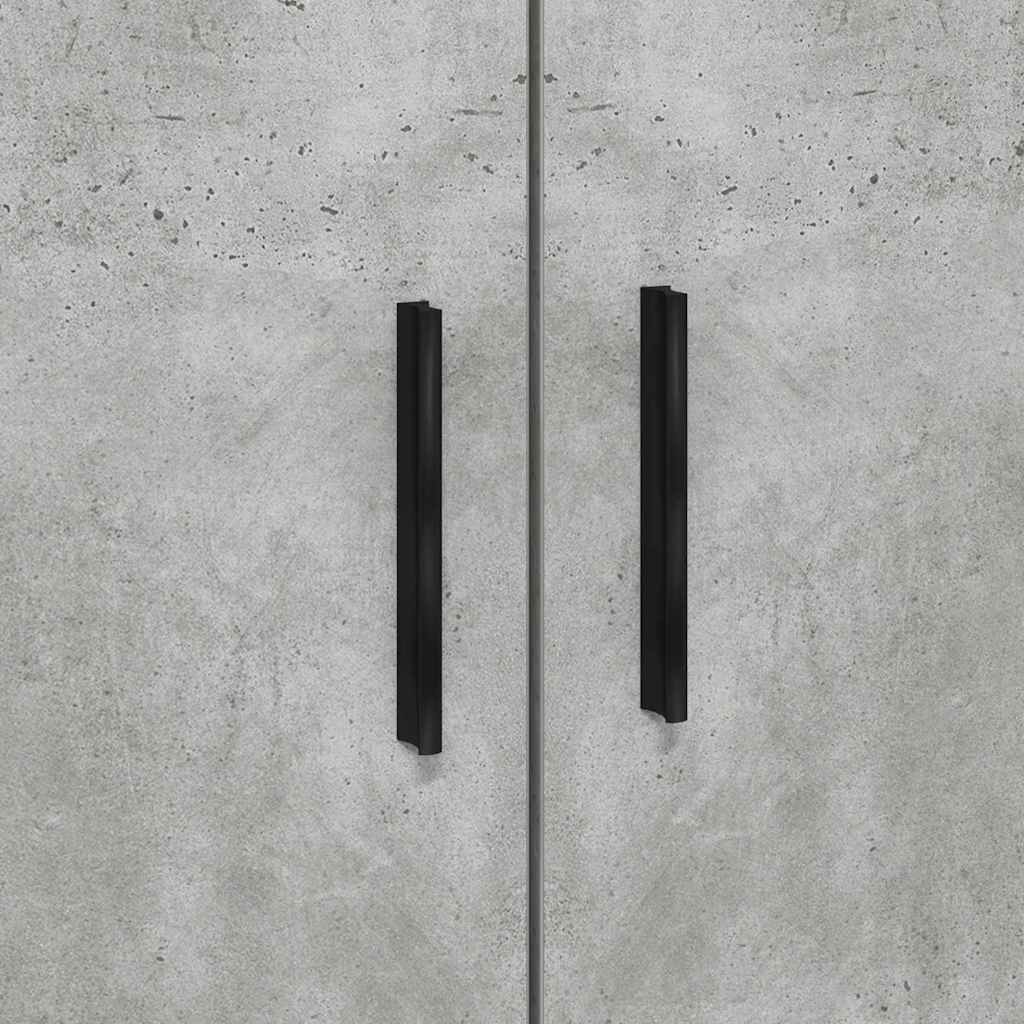 Bettrahmen mit Schubladen Beton Grau 70 x 190 cm Holzwerkstoff