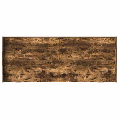 Bettrahmen Geräucherte Eiche 80 x 200 cm Holzwerkstoff