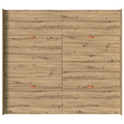 Aufbewahrungsbettgestell Artisan-Eiche 200 x 200 cm