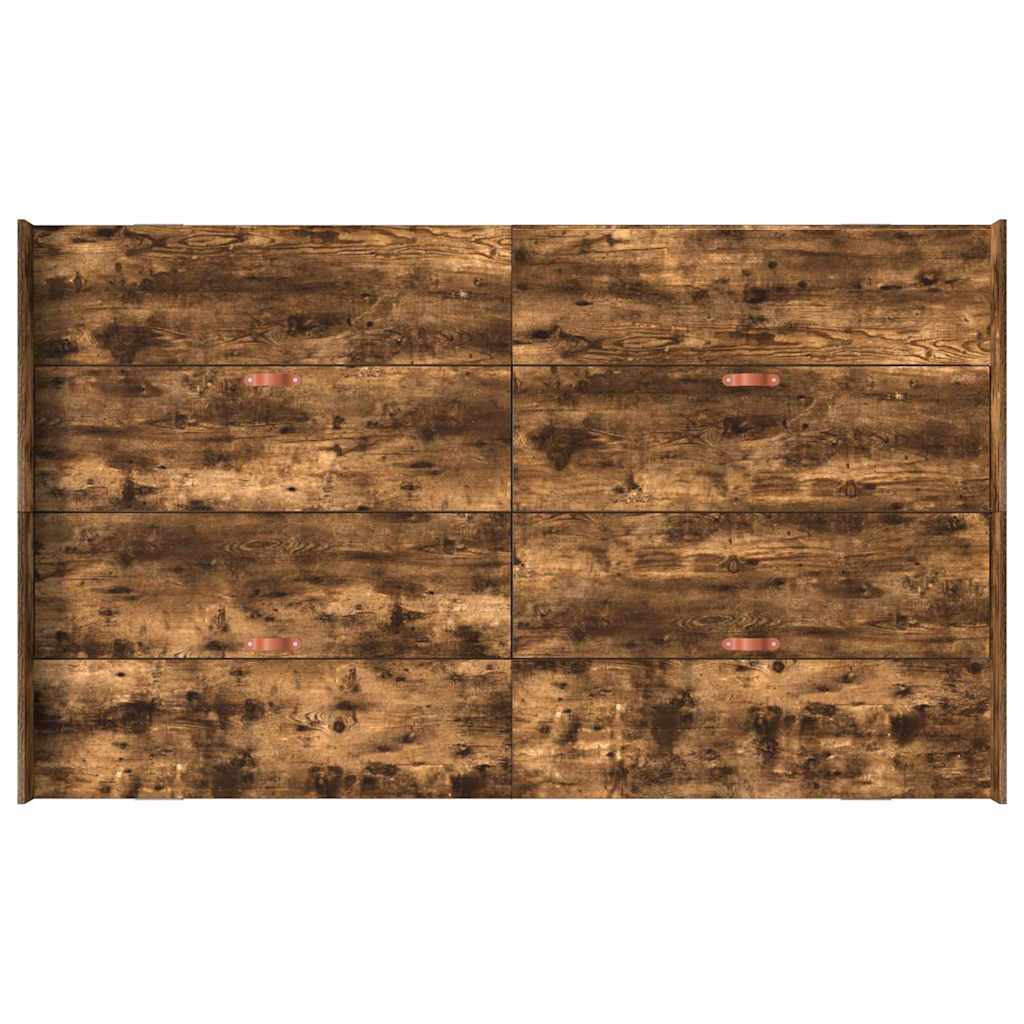 Aufbewahrungsbettgestell Geräucherte Eiche 120 x 200 cm