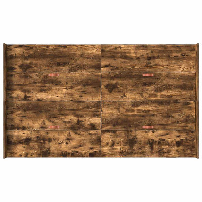 Aufbewahrungsbettgestell Geräucherte Eiche 120 x 200 cm