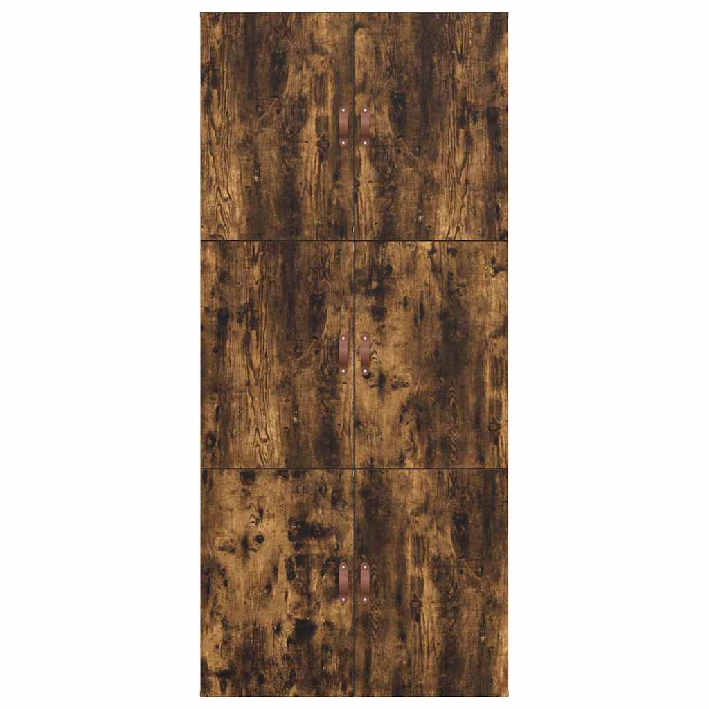 Aufbewahrungsbettgestell Geräucherte Eiche 80 x 200 cm