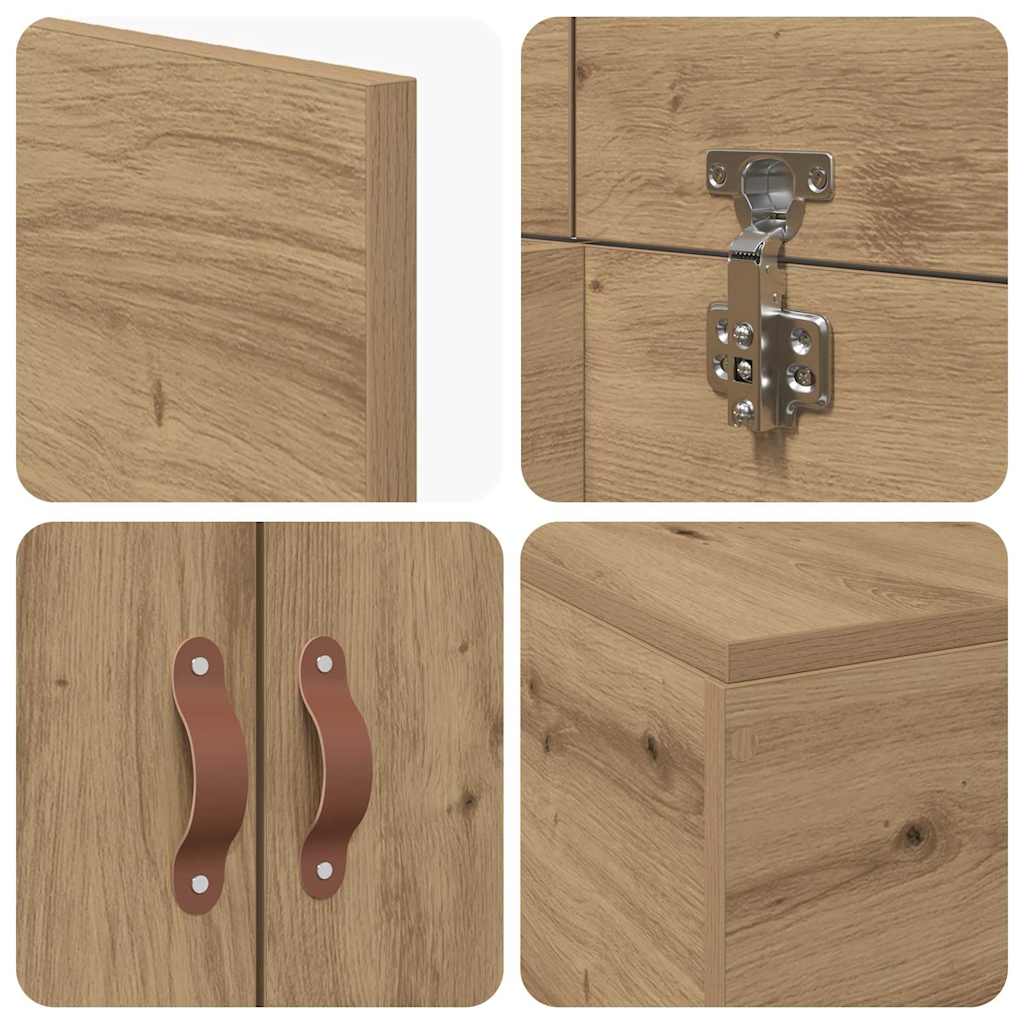 Aufbewahrungsbettgestell Artisan-Eiche 100 x 200 cm