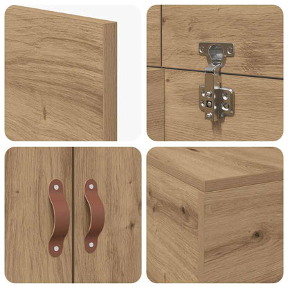 Aufbewahrungsbettgestell Artisan-Eiche 100 x 200 cm