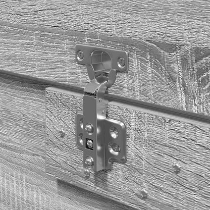 Aufbewahrungsbettgestell Graues Sonoma 150 x 200 cm