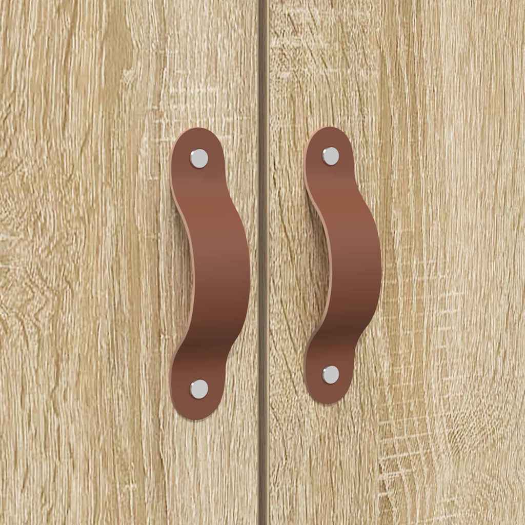 Aufbewahrungsbettgestell mit Speicher Sonoma-Eiche 140 x 190 cm