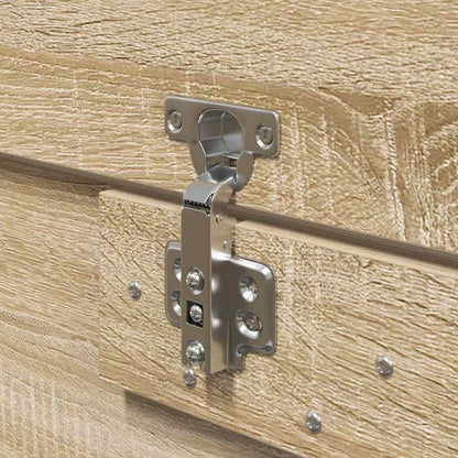 Aufbewahrungsbettgestell mit Speicher Sonoma-Eiche 140 x 190 cm