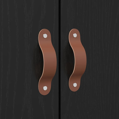 Aufbewahrungsbettgestell Schwarz Eichen-Optik 135 x 190 cm