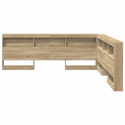 vidaXL Aufbewahrungskopfteil Sonoma-Eiche 200 cm Holzwerkstoff