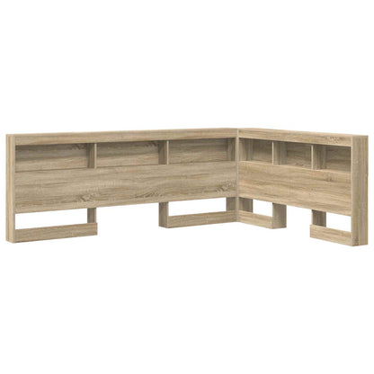 vidaXL Aufbewahrungskopfteil Sonoma-Eiche 140 cm Holzwerkstoff