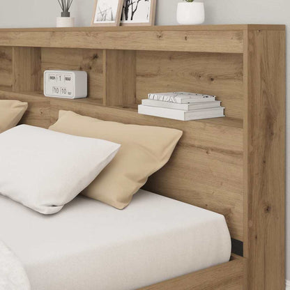 vidaXL Aufbewahrungskopfteil Artisan-Eiche 180 cm Holzwerkstoff