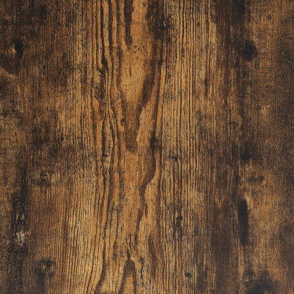 vidaXL Aufbewahrungskopfteil Geräucherte Eiche 90 cm Holzwerkstoff