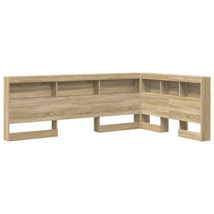 vidaXL Aufbewahrungskopfteil Sonoma-Eiche 207,5 x 137,5 x 76,5 cm