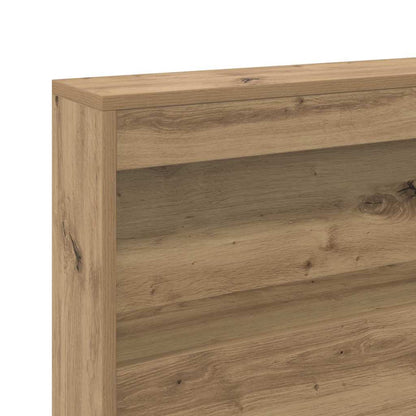 vidaXL Aufbewahrungskopfteil Artisan-Eiche 135 cm Holzwerkstoff