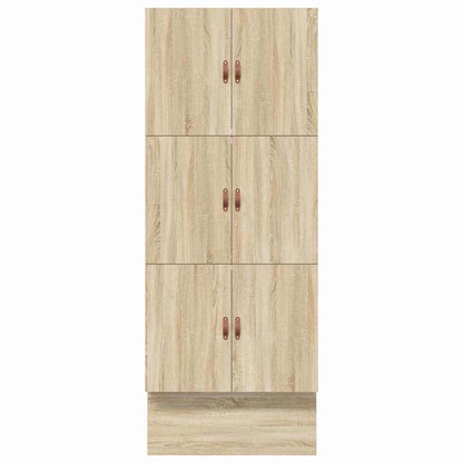 Aufbewahrungsbettgestell Sonoma-Eiche 90 cm Holzwerkstoff