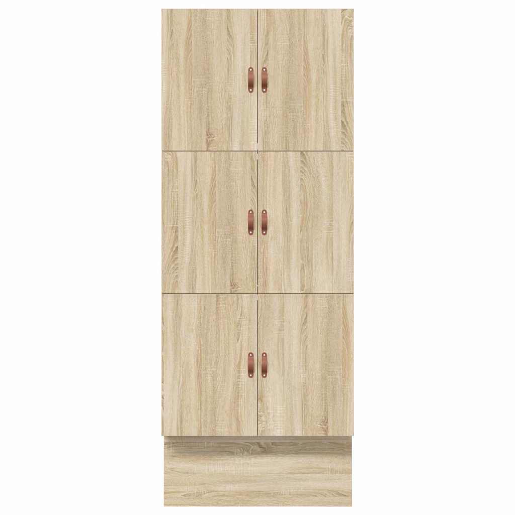 Aufbewahrungsbettgestell Sonoma-Eiche 90 cm Holzwerkstoff