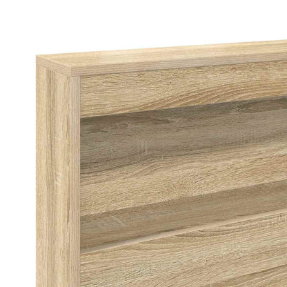 vidaXL Bücherregal-Bett Sonoma-Eiche 75 x 190 cm Holzwerkstoff