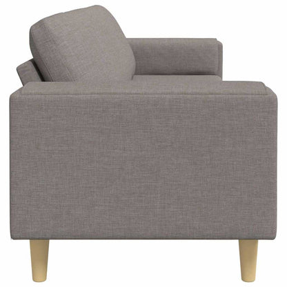 vidaXL Wohnzimmer Couch Taupe 250 x 77 x 76 cm Polyester
