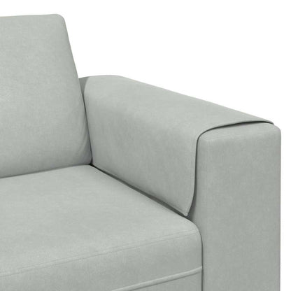 vidaXL Wohnzimmer Couch Hellgrau 250 x 77 x 76 cm