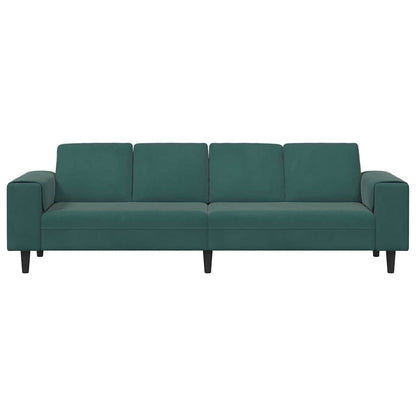 Wohnzimmer Couch Dunkelgrün 250 x 77 x 76 cm