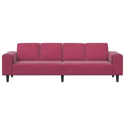 Wohnzimmer Couch Weinrot 250 x 77 x 76 cm
