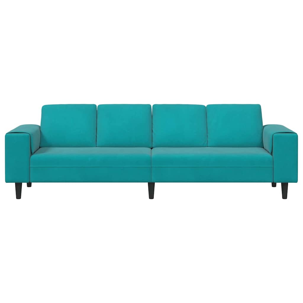 Wohnzimmer Couch Türkis 250 x 188 x 76 cm