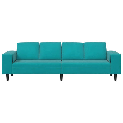 Wohnzimmer Couch Türkis 250 x 188 x 76 cm