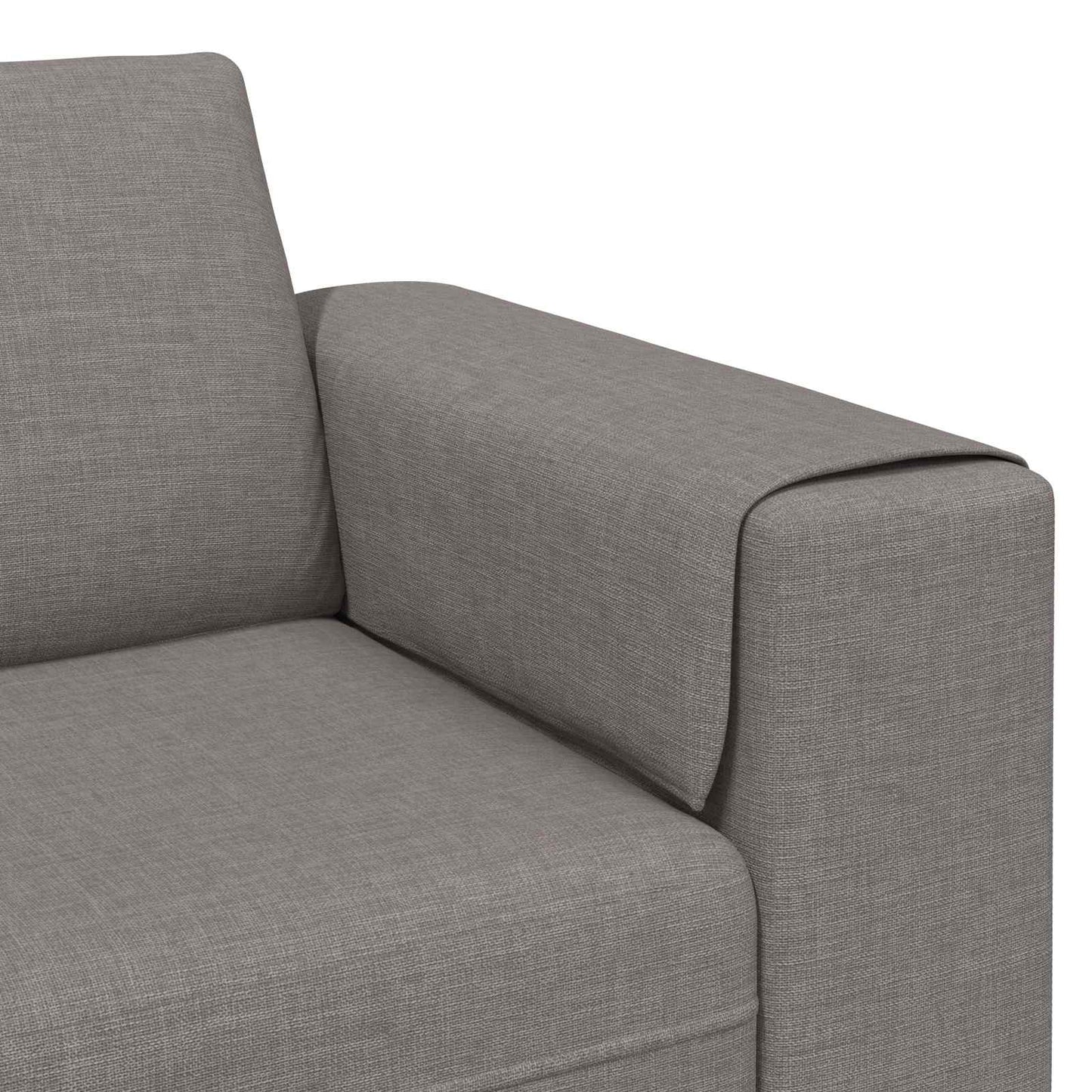 vidaXL Sofa Set Taupe Stoff