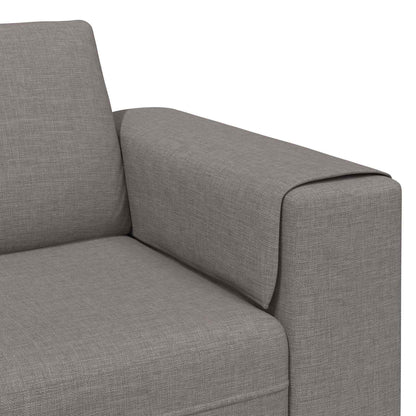 vidaXL Sofa Set Taupe Stoff