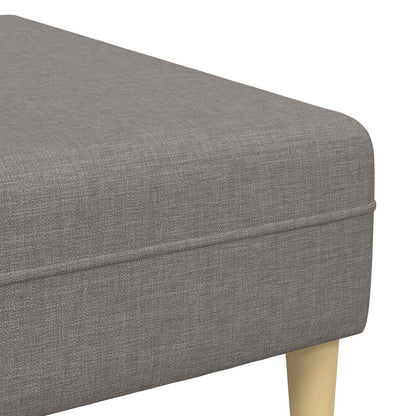 vidaXL Sofa Set Taupe Stoff