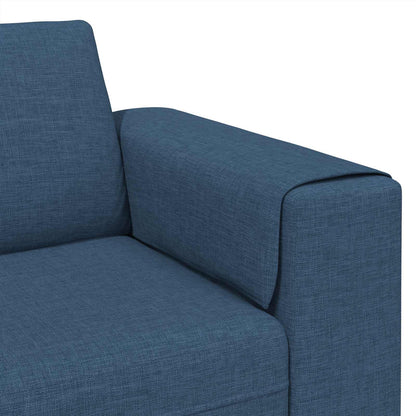 vidaXL Sofa Set Blau Stoff