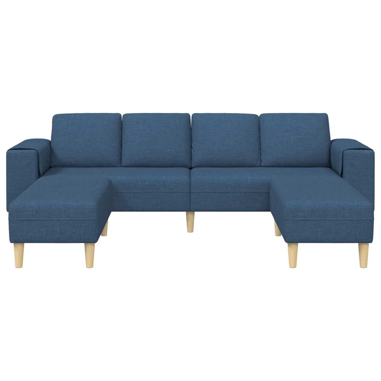 vidaXL Sofa Set Blau Stoff