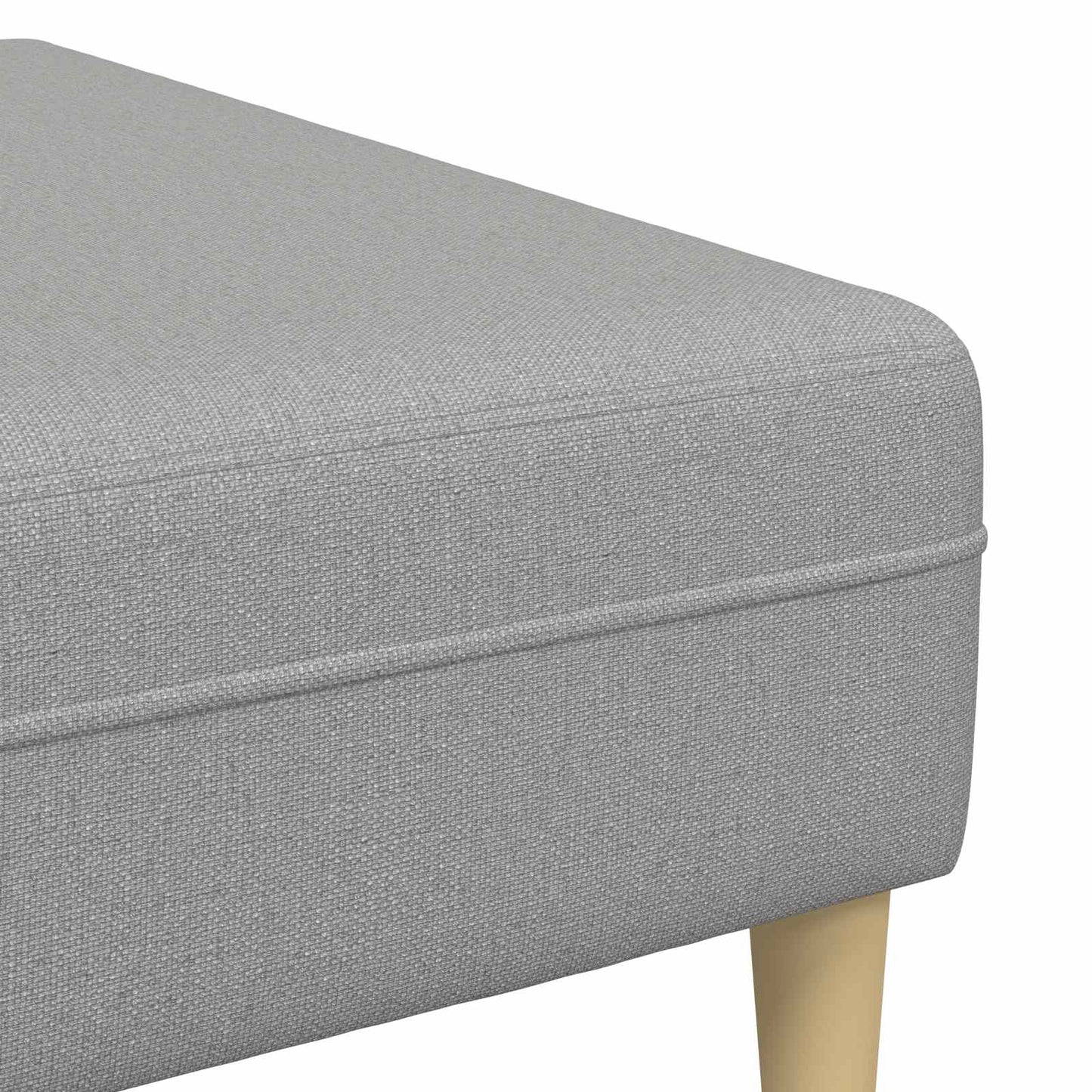 vidaXL Wohnzimmer Couch 3 pcs Wolkengrau Polyester