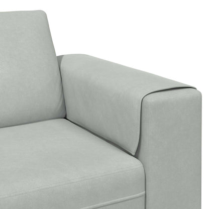 vidaXL Wohnzimmer Couch 3 pcs Hellgrau