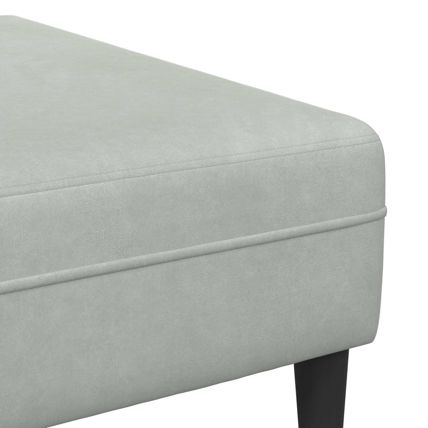 vidaXL Wohnzimmer Couch 3 pcs Hellgrau
