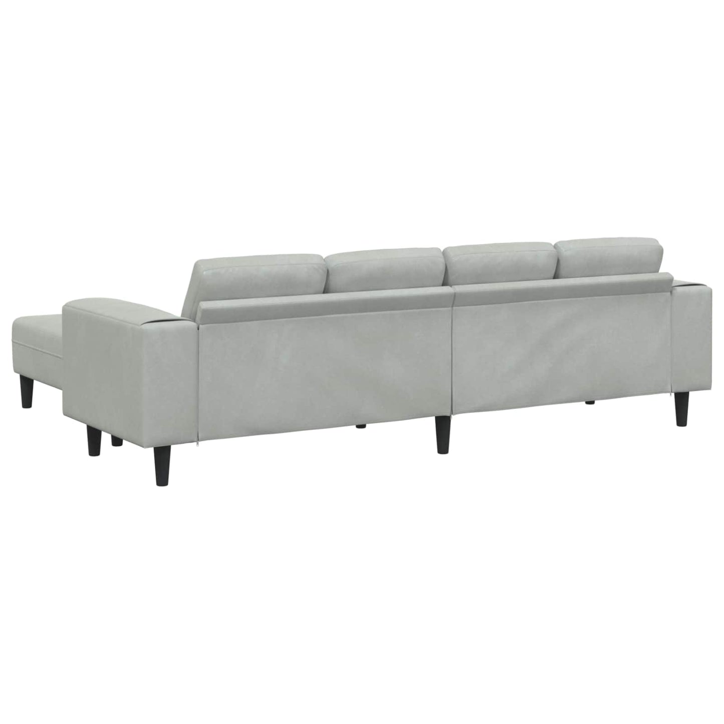 vidaXL Wohnzimmer Couch 3 pcs Hellgrau