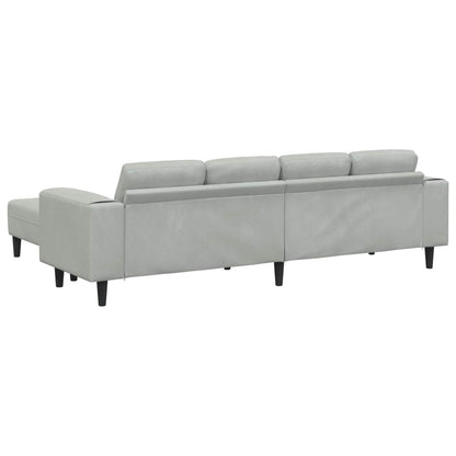 vidaXL Wohnzimmer Couch 3 pcs Hellgrau