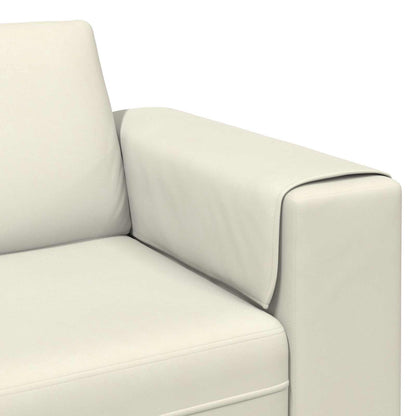 vidaXL Wohnzimmer Couch 3 pcs Creme