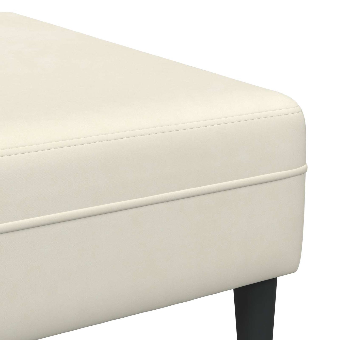 vidaXL Wohnzimmer Couch 3 pcs Creme