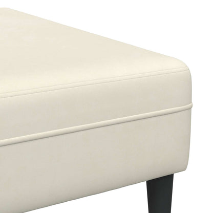 vidaXL Wohnzimmer Couch 3 pcs Creme