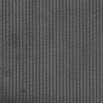 vidaXL Sofa mit Kissen Dunkelgrau 250 x 188 x 76 cm Cordstoff