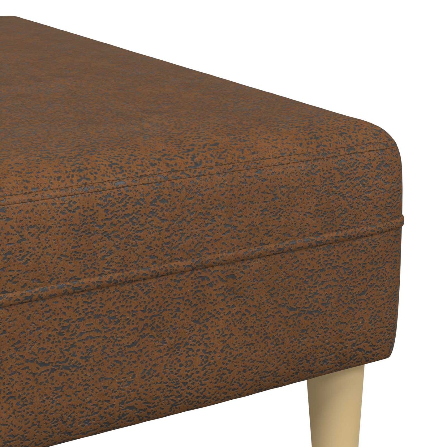 vidaXL Sofa Set Braun Faux Wildleder