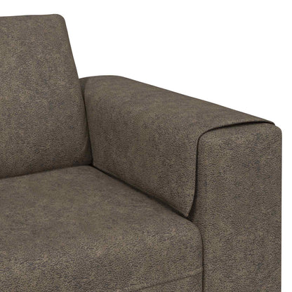 vidaXL Wohnzimmer Couch 3 pcs Dunkelgrau